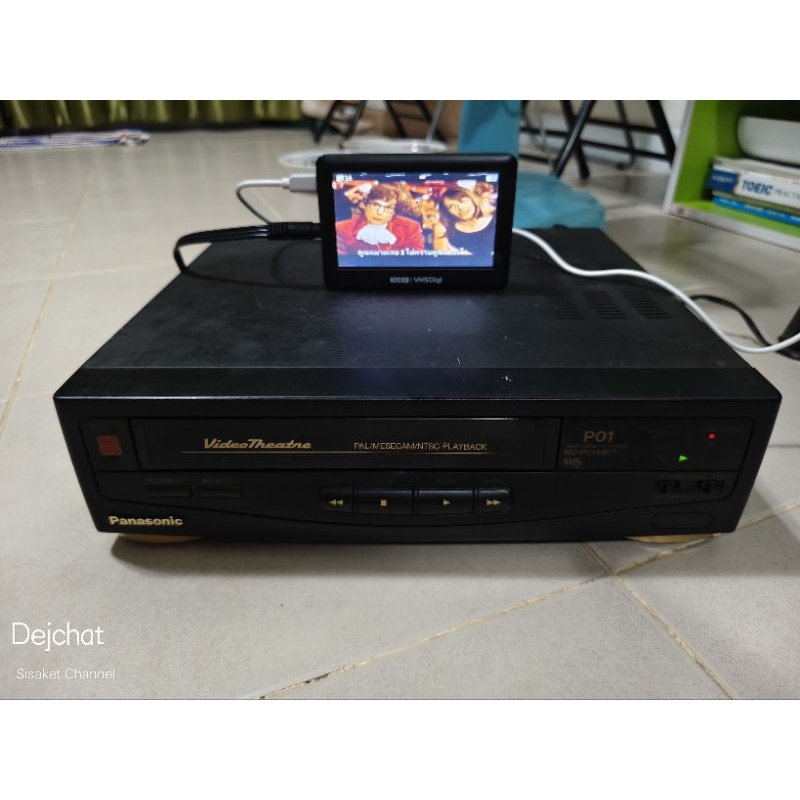 สินค้ามือ2 Used item VDO เครื่องเล่นวีดีโอ เครื่องเล่นวีดีโอเทป VHS Panasonic NV-P01MK2 National Pan