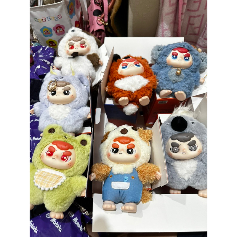 (ใช้โค้ดแฟชั่นได้)พร้อมส่ง พวงกุญแจMatatเปลี่ยนตาได้ 4 แบบ