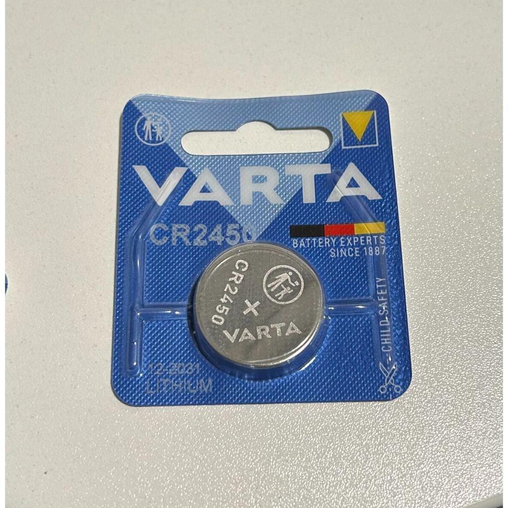 ถ่าน Varta CR2450 Lithium 3V แพคเดี่ยว 1 ก้อน ของแท้ แบรนด์เยอรมัน