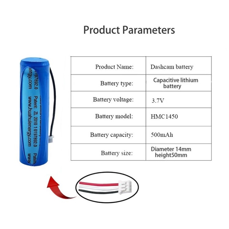 แบตเตอรี่สำหรับเปลี่ยนกล้อง 70mai A810 A800S A800 A500 A500s A200 70mai Dash Cam Lite 70mai TPMS