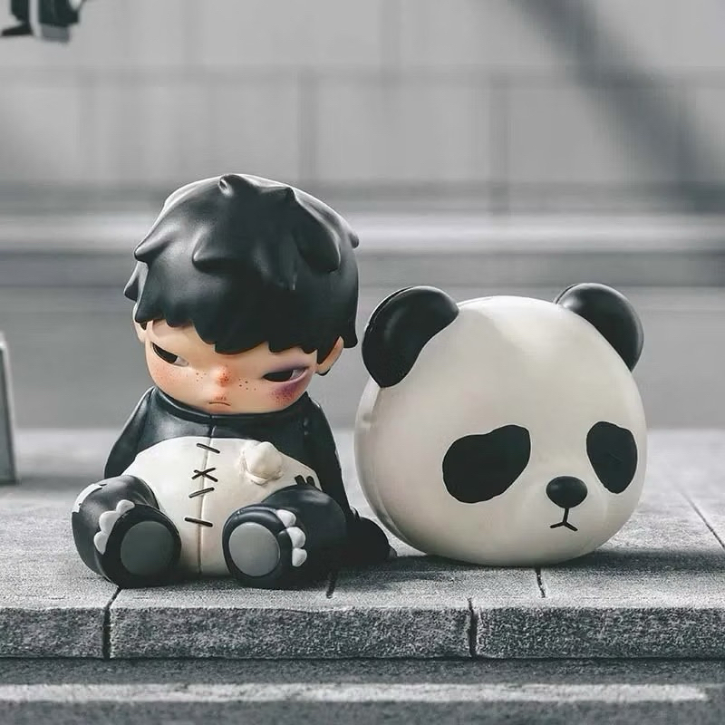 🔥พร้อมส่ง🔥🇹🇭 Hirono Doll Panda Figure ออก shop ไทยส่งของทุกวันของแท้100%