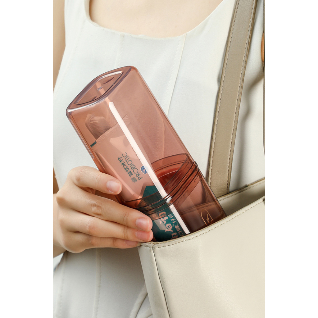 ที่ใส่แปรงสีฟัน ขนาดเล็กและน้ำหนักเบา ง่ายต่อการพกพาขณะเดินทางหรือตั้งแคมป์ 1ชิ้น - รูปที่ 6