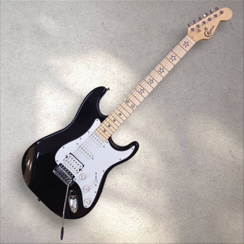 Electric guitar HSS กีต้าร์ไฟฟ้าคอดาว Cravis HSS แถมฟรีวันนี้ กระเป๋า คันโยก สายแจ็ค ประแจเซ็ทอัพ