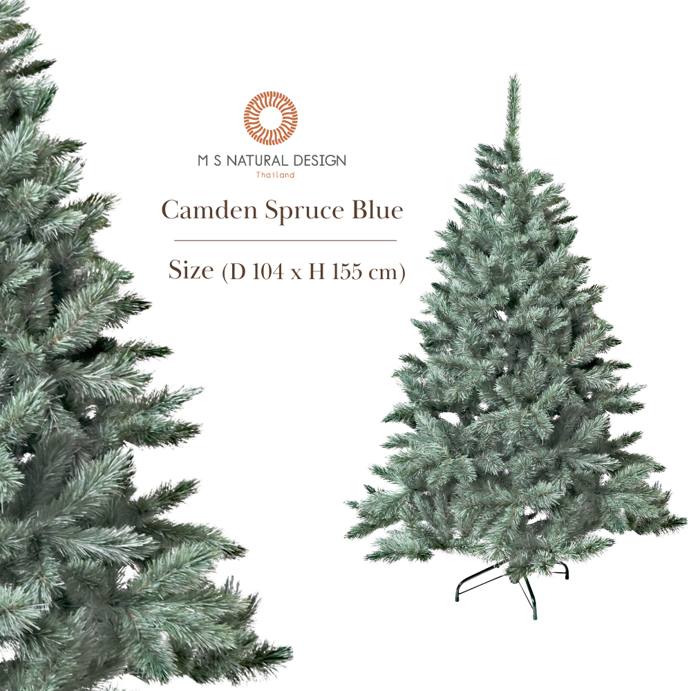 CDS-NB155 Camden Spruce Blue 5' (D 104 x H 155 cm) - Artificial Christmas Tree ต้นคริสต์มาส