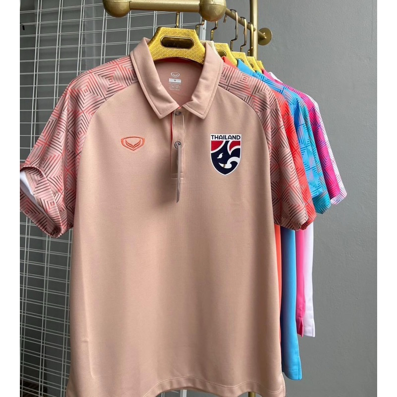 เสื้อโปโล คอปก แกรนด์สปอร์ต 072083พร้อมโลโก้ใหม่2สี