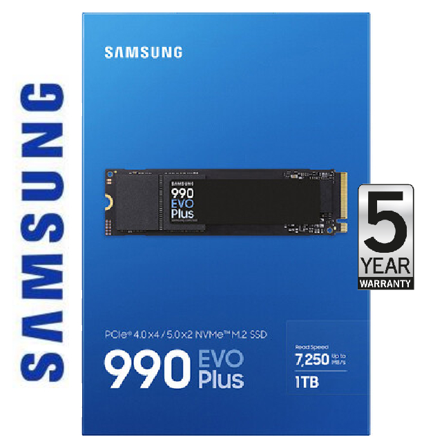 Samsung 1TB 990 EVO Plus M.2 NVMe SSD
