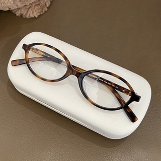 [ร้านไทย🇹🇭สินค้าพร้อมส่ง] แว่นตาแฟชั่น วินเทจเลนส์ใส ทรงรี ป…