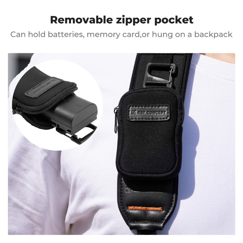 สายคล้องคอ K&F Urban Wander Camera Strap With an Extra Bag Small (KF13.184)