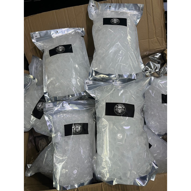 จุกใส่หมึกสัก มีฐาน แพค ใหญ่สุดคุ้ม ชิ้น S M L XL แพ็คคุ้ม - รูปที่ 6