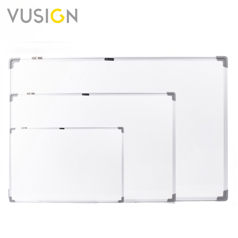 Vusign กระดานไวท์บอร์ด ไวท์บอร์ด กระดานเขียนลบได้ มีตะขอสำหรับแขวน กระดานติดแม่เหล็กได้ Whiteboard