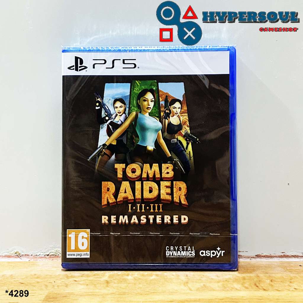 PS5: Tomb Raider I-II-III Remastered (Region2-EU)(English Version)