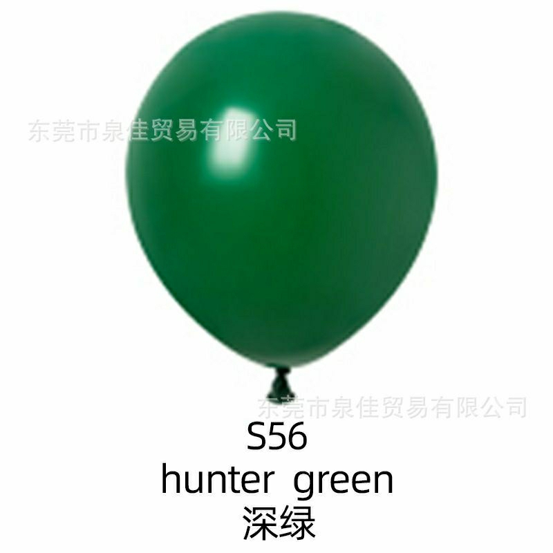 ลูกโป่งสีเขียว กีฬาสี สีเขียว อะโวคาโด ขนาด12นิ้ว 5นิ้ว บรรจุ50ใบ เขียวอะโวคาโด Avocado เขียวhunter เขียวคริสมาสต์