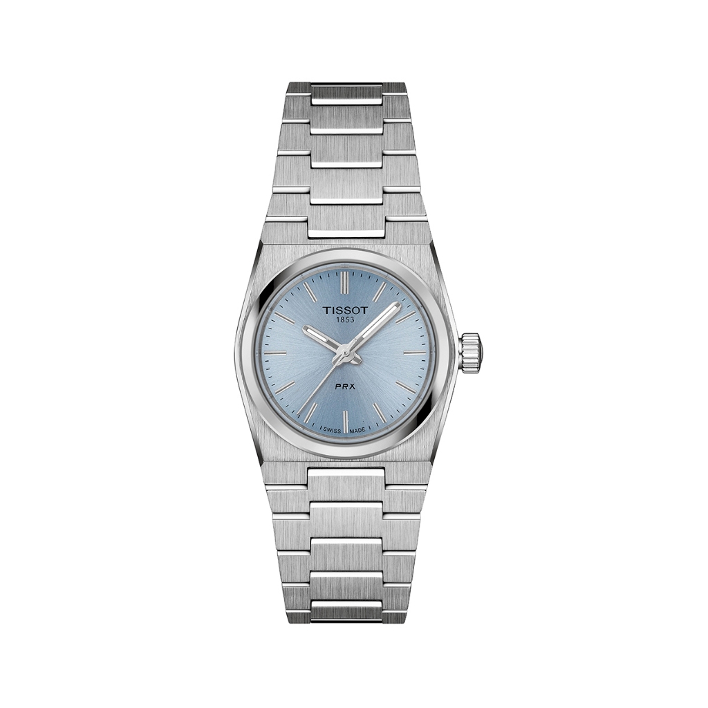 Tissot PRX 25 mm. ทิสโซต์ พีอาร์เอ็กซ์ สีฟ้า T1370101135100 นาฬิกาผู้หญิงผู้ชาย