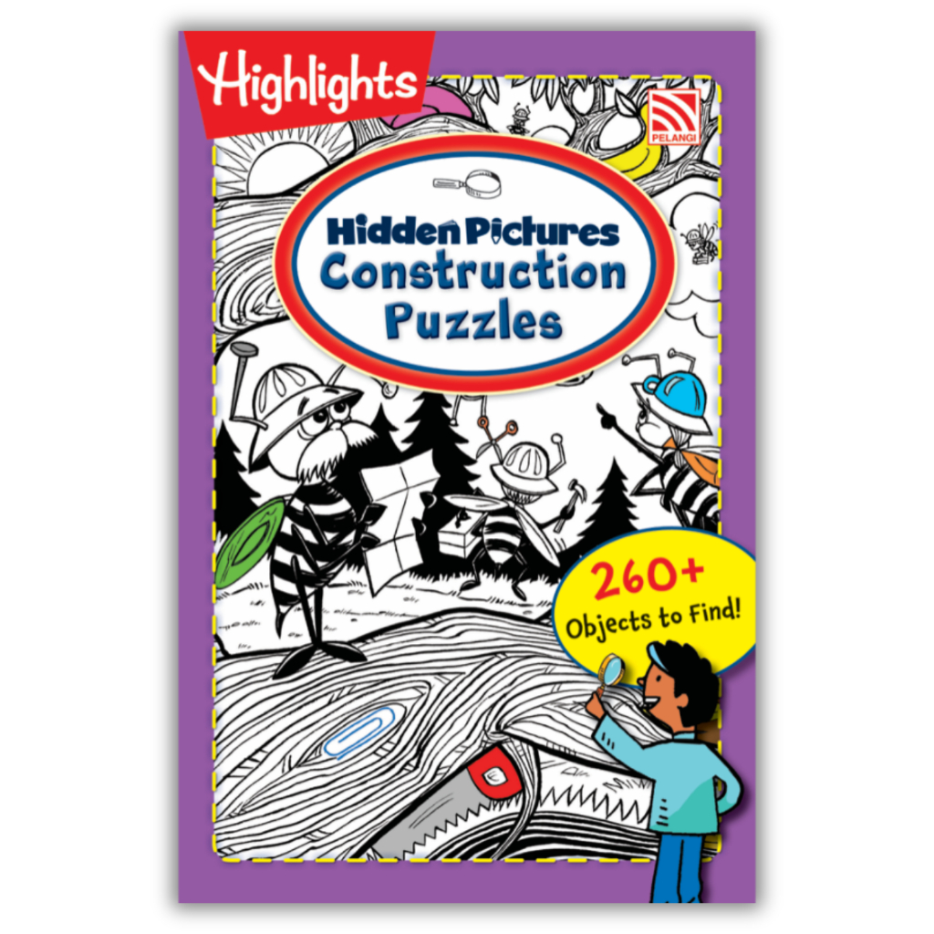 หนังสือแบบฝึกหัด Hidden Pictures - Construction Puzzles