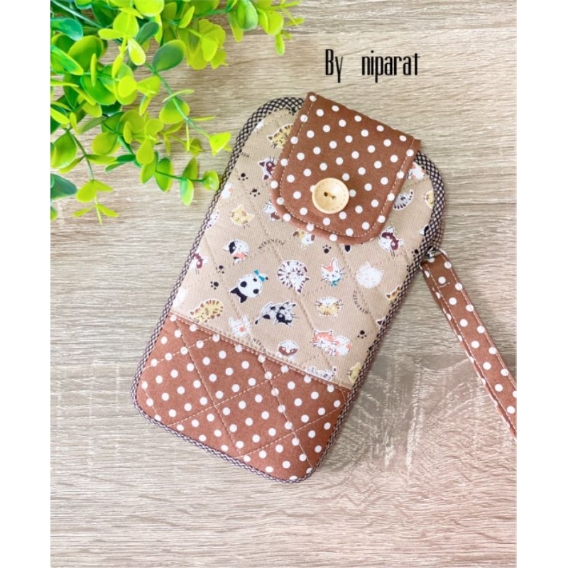 (New)​กระเป๋าใส่โทรศัพย์มือถือ 2 ช่อง สวยๆ