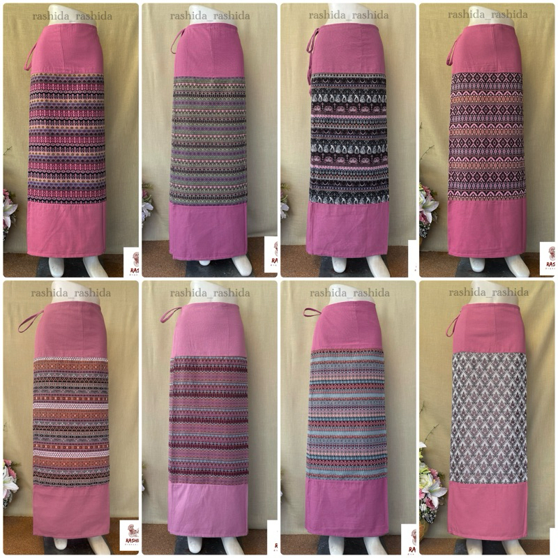 ผ้าถุงสำเร็จ ผ้าถุงใส่ไปวัด