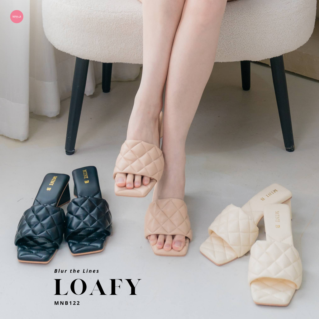 MiniB "LOAFY" #mnb122 - รองเท้าส้นสูง 2.5 นิ้ว พื้นนุ่ม