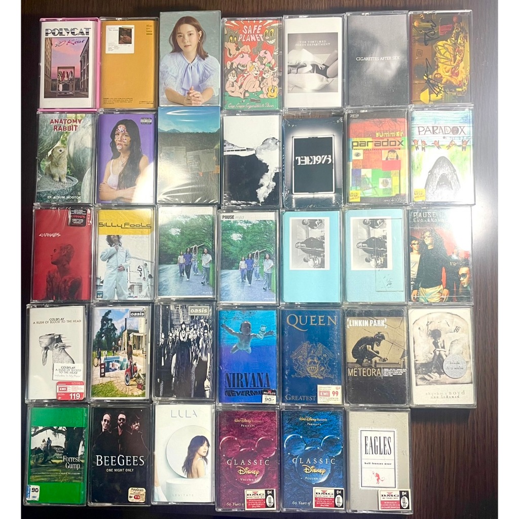 เทปเพลงไทย สากล เทปคาสเซ็ท cassette tape: Polycat, Blackbeans, Taylor swift, Safeplanet, the 1975, P