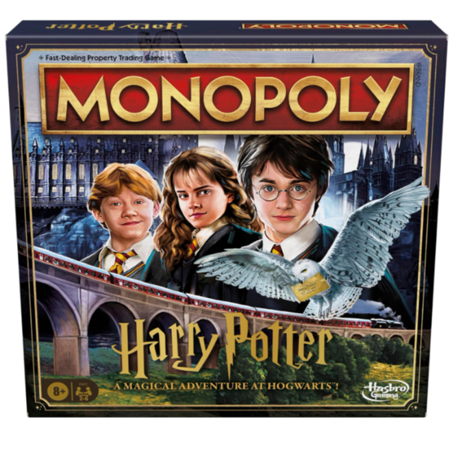 Monopoly Harry Potter Edition Board Game, Family Games for 2 to 6 Players, Ages 8+