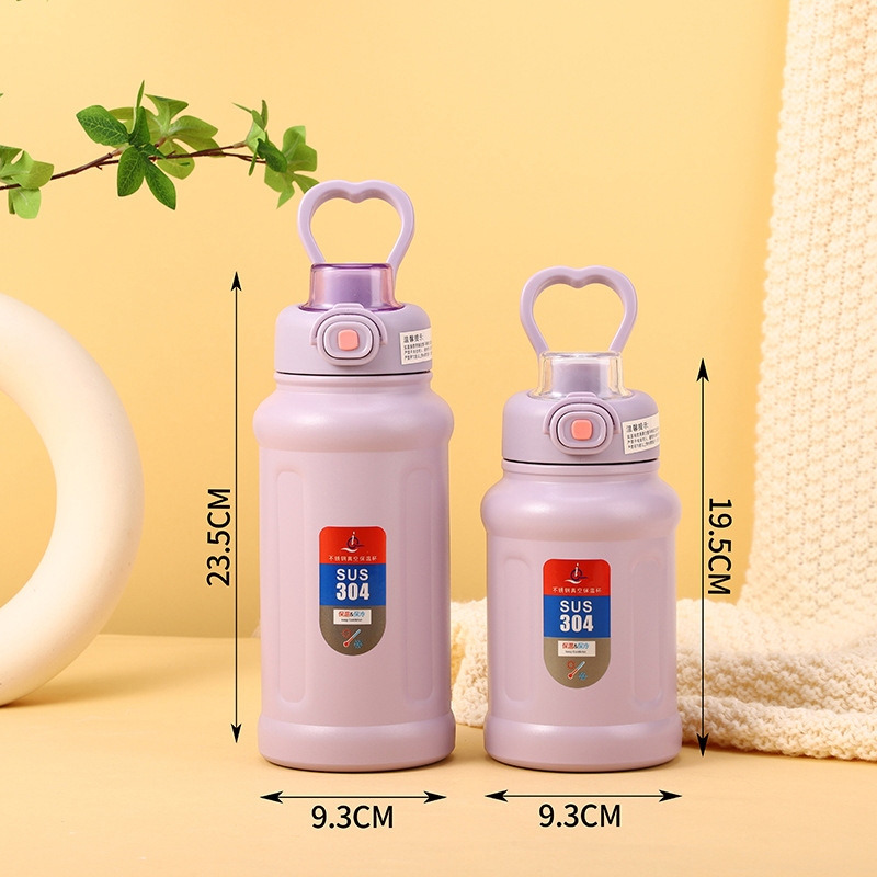 กระบอกน้ำเก็บอุณหภูมิ 650ML.850ML. ขวดกระบอกน้ำ สแตนเลส316 เก็บความร้อน-เย็น มีหูหิ้ว B0165 ราคา ถูกที่สุด ดีลบีเคเค แกลเลอรีภาพที่ 9