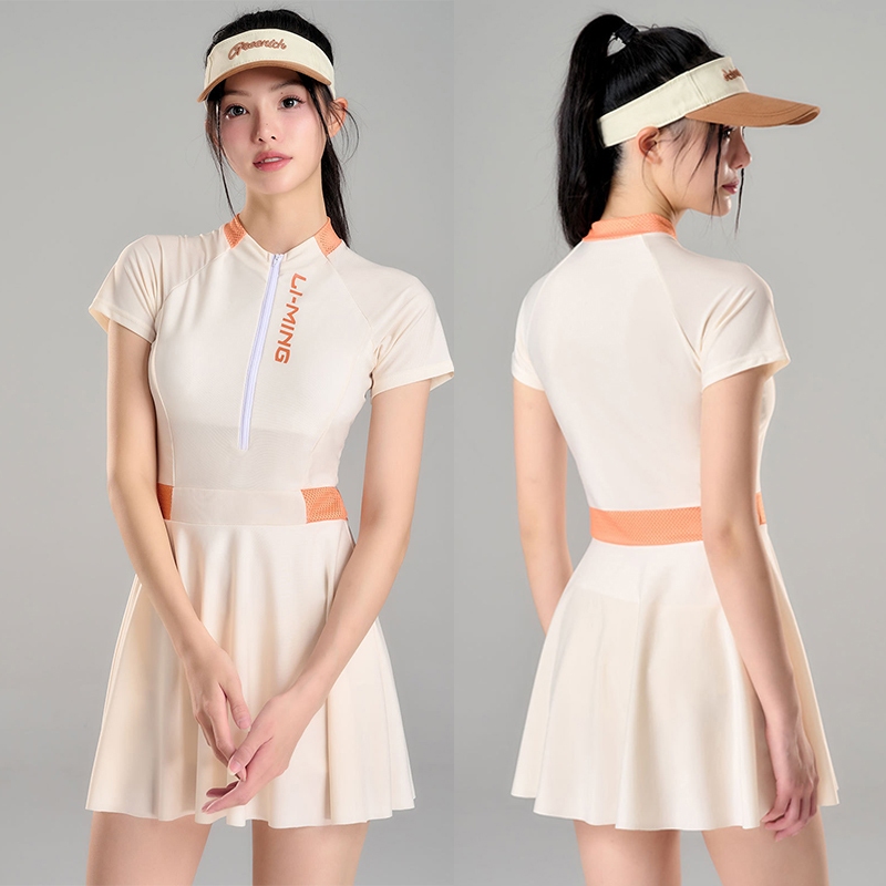 ไลฟ์สดลด50% ชุดว่ายน้ํา ทูพีช กางเกงขาสั้น สปอร์ต แขนสั้น ใส่สบาย ยืดหยุ่นได้ดี#运动 รูปที่ 6