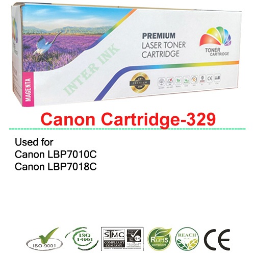 ตลับหมึก Canon LBP7010C / LBP7018C (Canon Cartridge-329) สีแดง Color Box