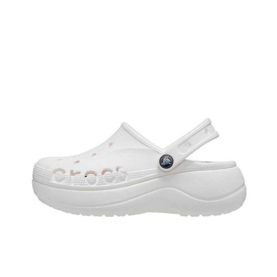 CROCS รองเท้าลำลองผู้หญิง BAYA PLATFORM CLOG WOMAN พร้อมส่งของแท้ ％