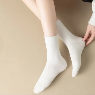 พร้อมส่ง👠ถุงเท้านักเรียน ถุงน่องเนือเข่า สไตล์โลลิต้า ยืดหยุ่นสูง สีพื้น สําหรับสวมใส่ทุกวัน