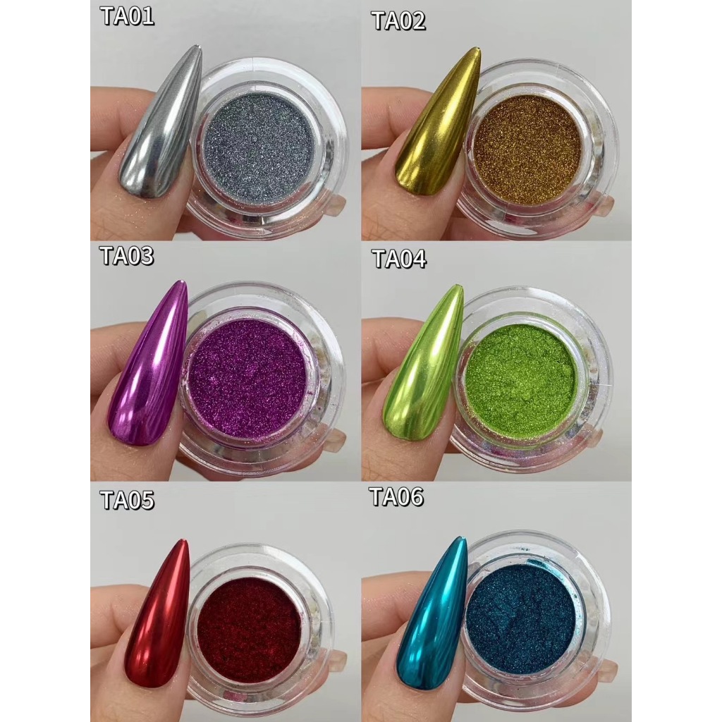 ผงขัด สีสด ผงขัดเนื้อเงา ออโรร่า