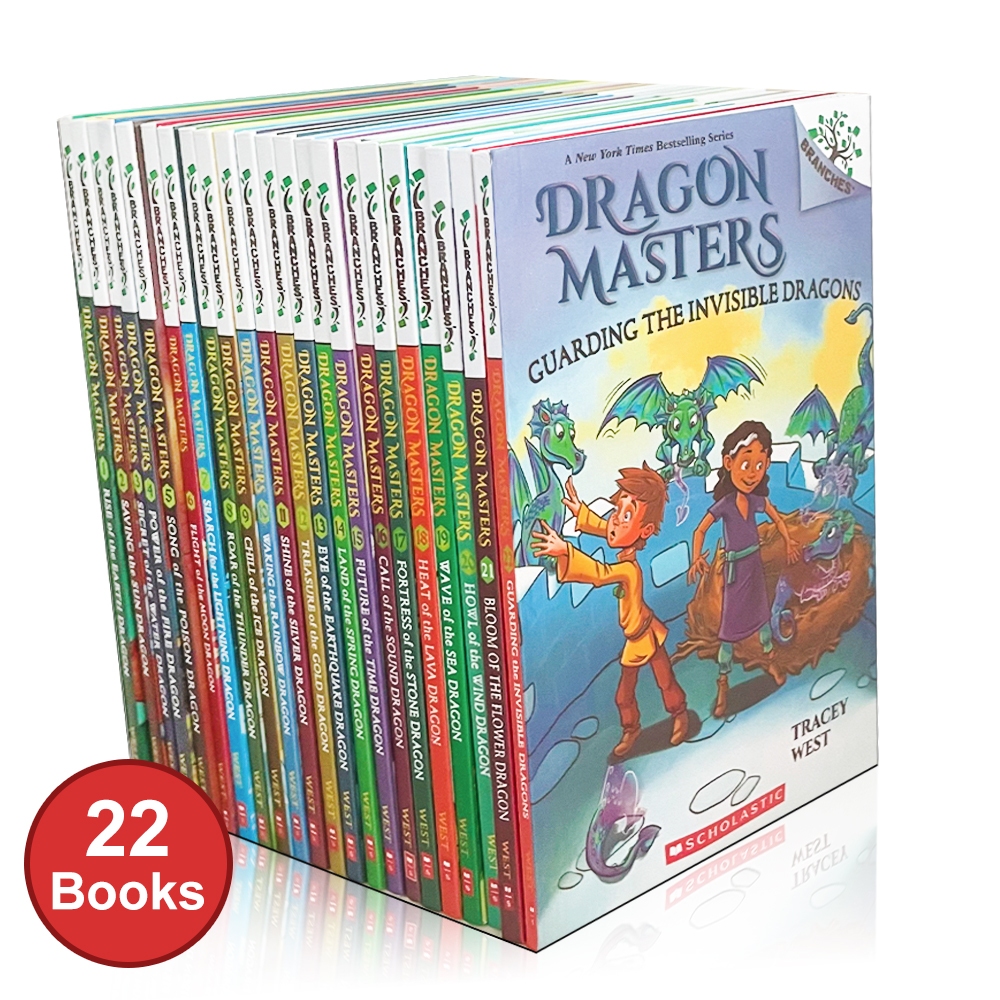 22 Books Dragon Masters Series Educational Picture Book for Kids Children Bedtime Reading Story Books