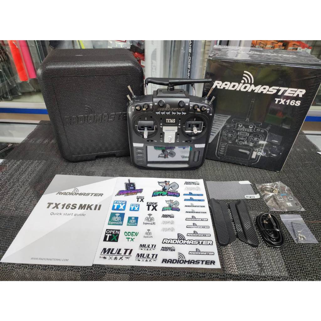 วิทยุบังคับRadioMaster TX16S Mark II Radio Controller (M2) 4in1 BLACK พร้อมส่งในไทย