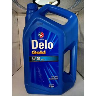 น้ำมันเครื่องดีเซล Caltex Delo® Gold SAE 40 6L เดโล่® โกลด์ …