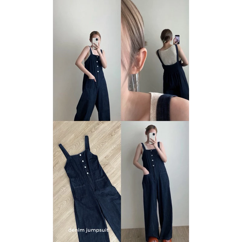 FADTHINGS : denim jumpsuit 🥣🍦