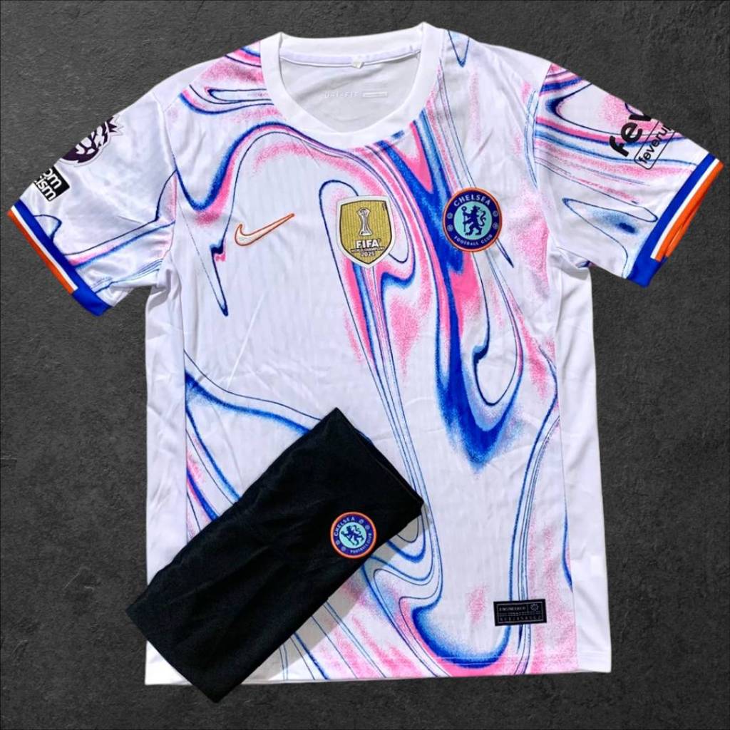 ใหม่ล่าสุด!! เสื้อฟุตบอลทีม เชลซี ชุดสาม(เสื้อพร้อมกางเกง) เกรดแฟนบอล 2024/25 Full Option