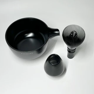 ชุดถ้วยชงชาพร้อมแปรงเรซิ่น จาก Kunosuke | Matcha Whisk Set Made in Japan