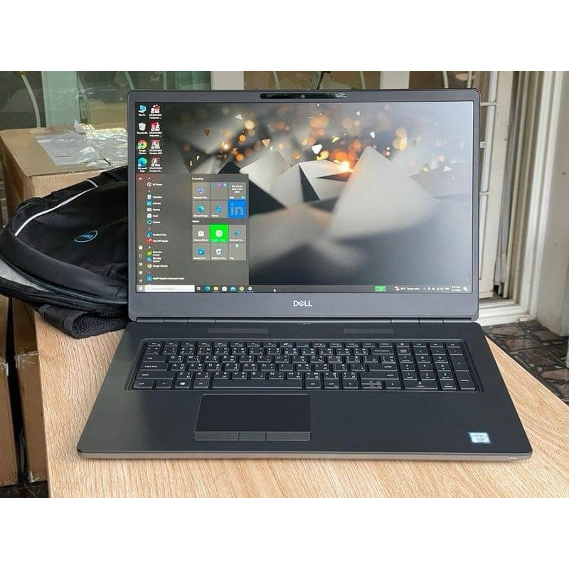 Dell Precision 7750 Xeon W-10855M 6C 12T SSD1TB RAM64GB Quadro RTX3000(6GB DDR6)คำนวน ออกแบบ 2D 3D ม