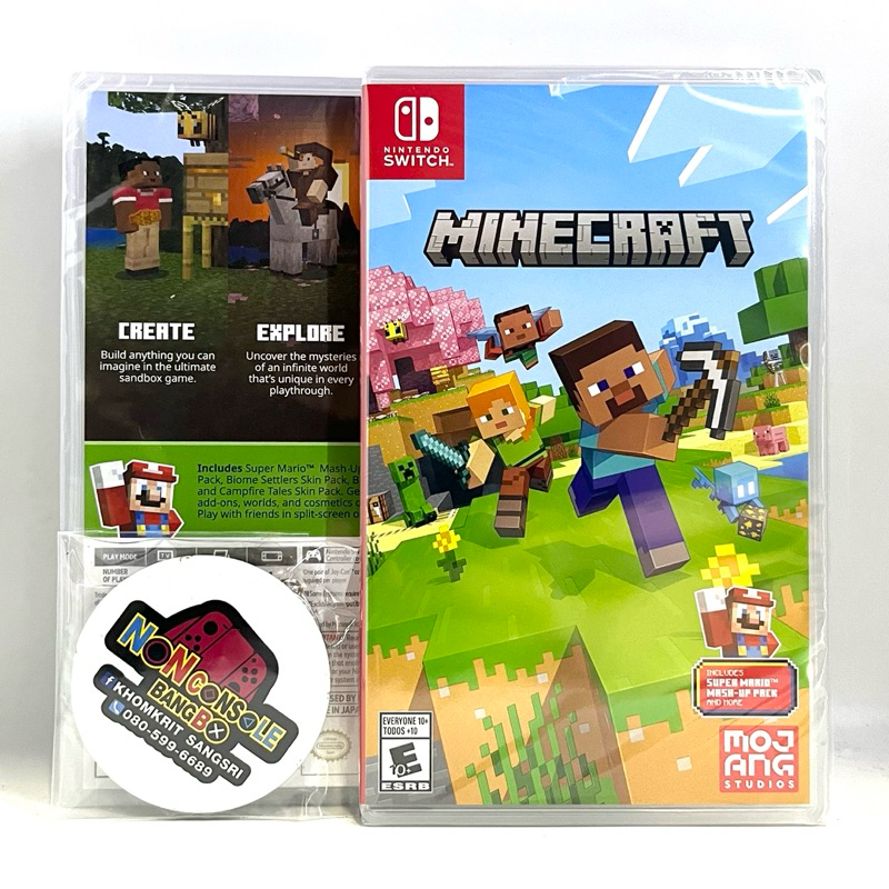 MINECRAFT (ปกใหม่) (USA) ,ENG NINTENDO SWITCH