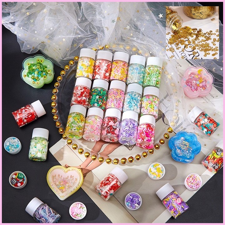 fimo ฟีโม่ เกล็ดน้ำตาลปลอม หัวใจเหรียญดอลล่าทองคริสมัส ตกแต่งเล็บ,เรซิ่น,เขย่าshaker,กรอบรูปต่างๆ งาน DIY 35 แบบ V6