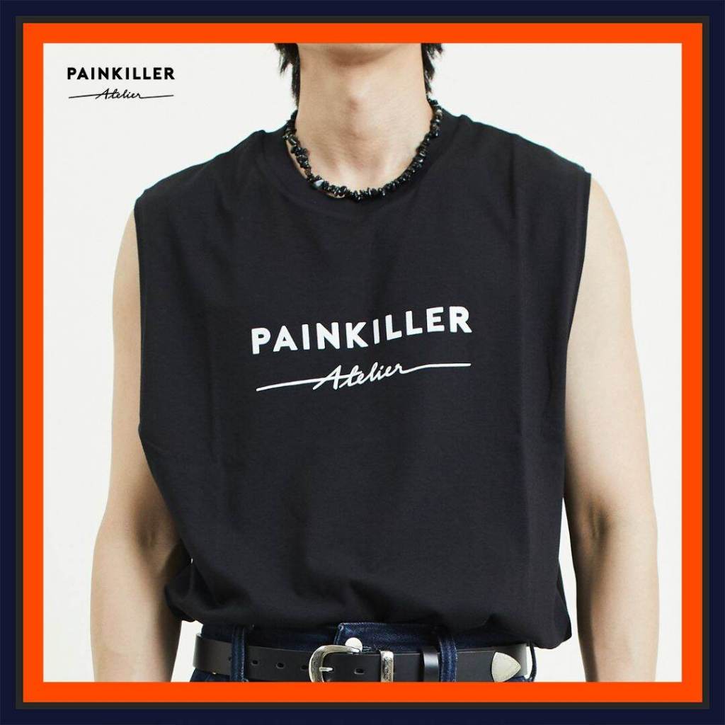 PAINKILLER เพนคิลเลอร์ เสื้อยืด เสื้อแขนกุด เสื้อผ้าผู้ชาย / ACTIVE PK ORIGINAL SL / TANK / SL24