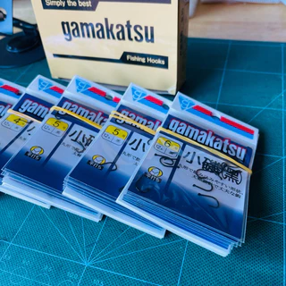 ตะขอเบ็ดGamakatsu Japanแท้(ทรงอิเซอะมา)ตะขอสีดำ
