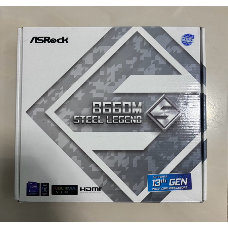 เมนบอร์ด B660m asrock steel legend มือ1 ประกัน jib
