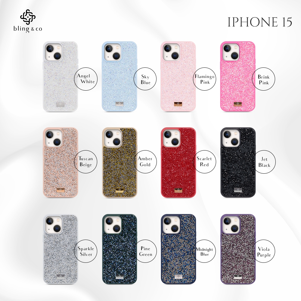 Bling & Co เคส iPhone 15 Case ลายกลิตเตอร์ กากเพชร วิบวับ Sparking premium case