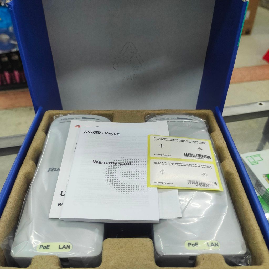 Ruijie-Reyee RG-EST100-E 2.4GHz 500 meters high power monitoring Wireless bridge Point to Point ตัวขยายสัญญาณ HITECHubon