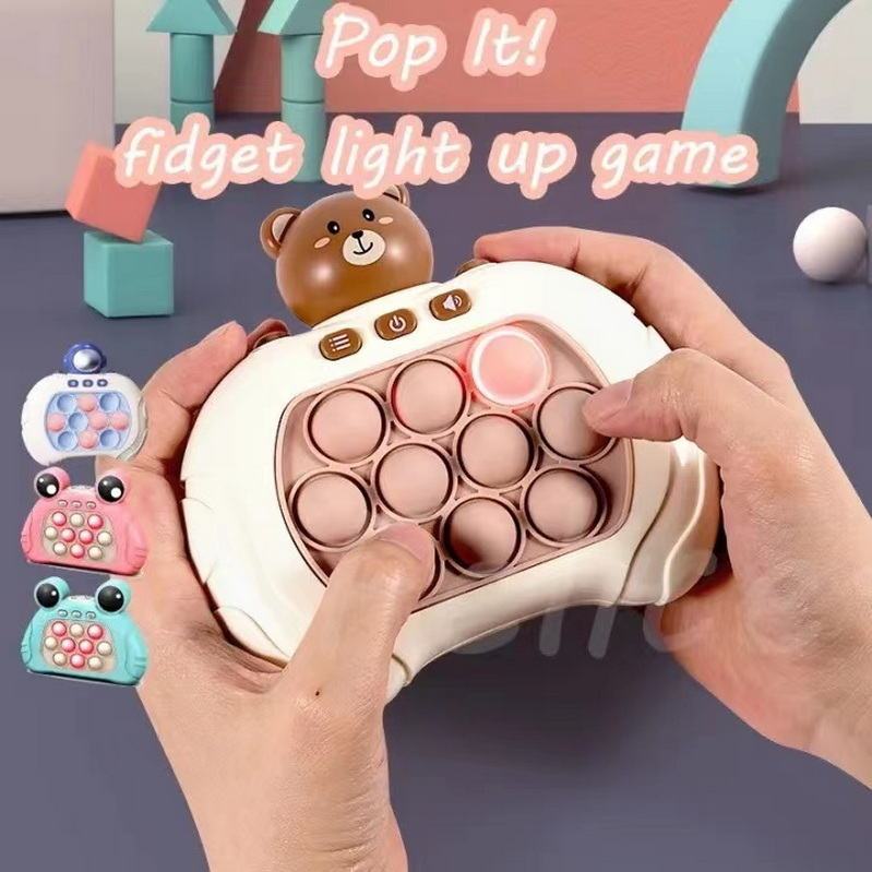 ของเล่นบีบกด เกมส์กด POP IT Push Popเครื่องเกม ของเล่นคลายเครียด แบบโต้ตอบ สําหรับแม่ และลูก
