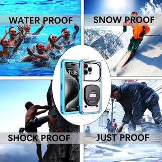 2025 IN70PRO IP68เคสโทรศัพท์กันน้ำทดสอบตัวเองสำหรับ Phone 11 12 13 14 15/16 PRO MAX 15PLUS เคสแบบสากล