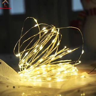 สายไฟ LED ประดับ ยาว 1/3/5 เมตร ไฟเส้น ลวด สำหรับประดับ งานแต่งงาน ของขวัญ ตกแต่ง หิ่งห้อย ปีใหม่