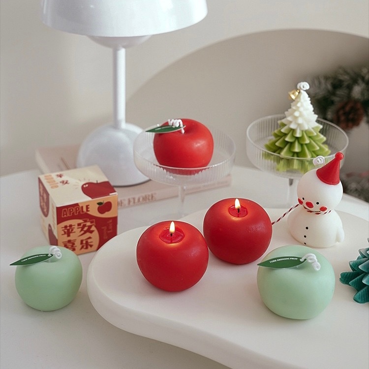 OurHome [พร้อมส่ง] เทียนหอมกลิ่นแอปเปิ้ล Apple scented candle อุปกรณ์ประกอบฉากการถ่ายภาพ ของตกแต่งบ้าน ตกแต่งร้านกาแฟ ราคา ถูกที่สุด ดีลบีเคเค แกลเลอรีภาพที่ 8