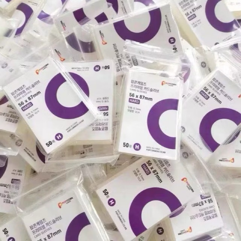 พร้อมส่ง! ซองใส่โฟโต้การ์ด ฟิล์มใส ป้องกันโฟโต้การ์ด สไตล์เกาหลี 50 ชิ้น