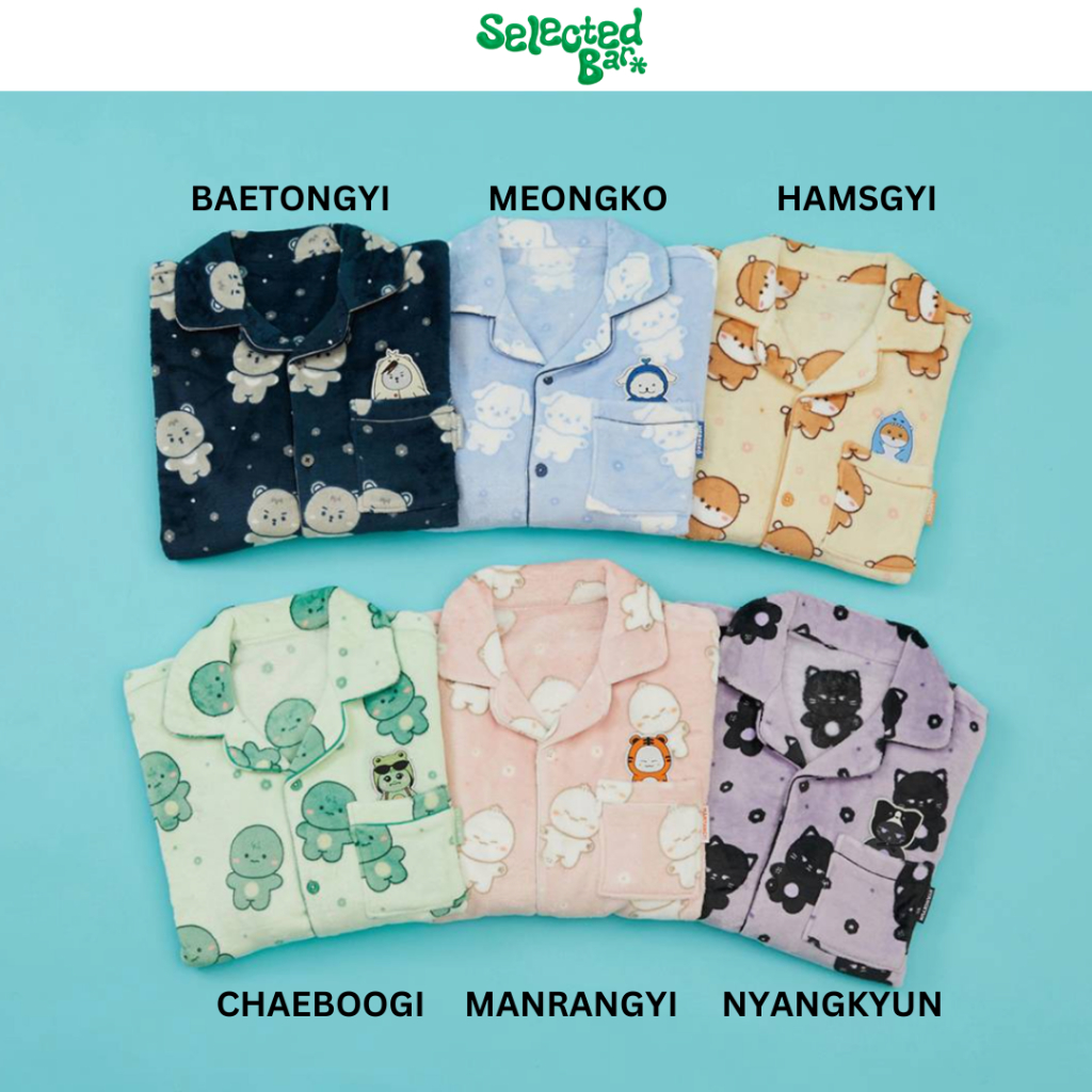 [พรีออเดอร์][ของแท้100%] SPAO x Monmungchi X ชุดนอน ผ้าปิดตา ผ้าห่ม MONSTAX