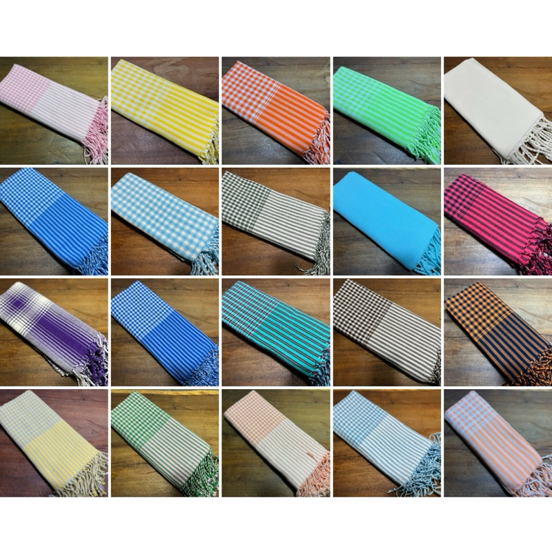ผ้าพันคอทอมือ 40*180 ซม ของขวัญปีใหม่
